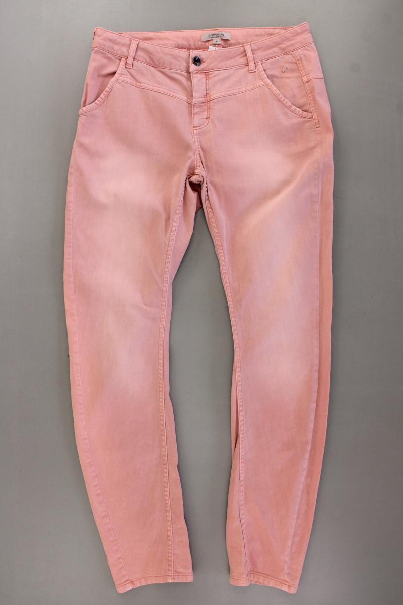 comma, Straight Jeans Gr. 40 rosa aus Baumwolle