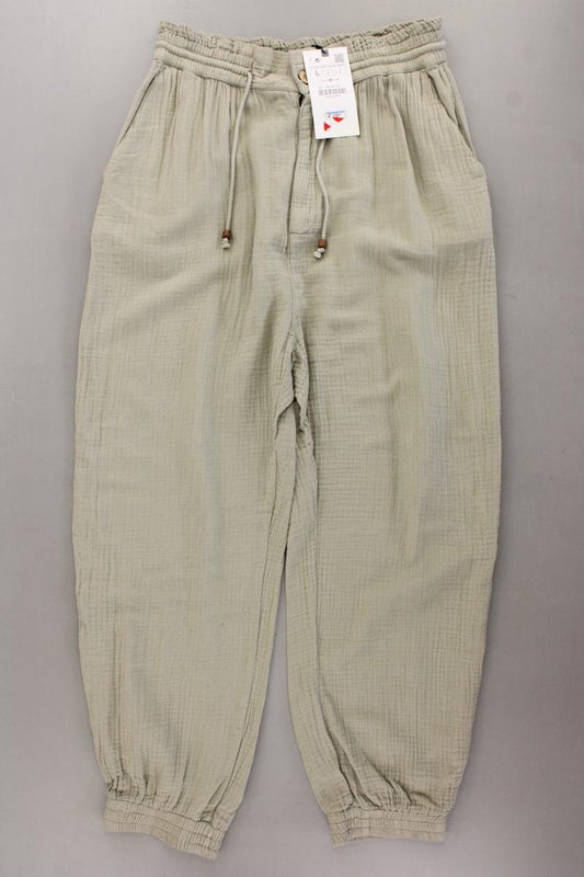 Zara Stretchhose Gr. L neu mit Etikett Neupreis: 29,95€! grün aus Baumwolle