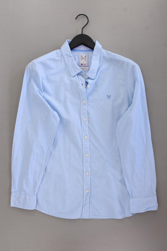 Crew Clothing Company Langarmbluse Gr. UK 16 (L) gestreift blau aus Baumwolle