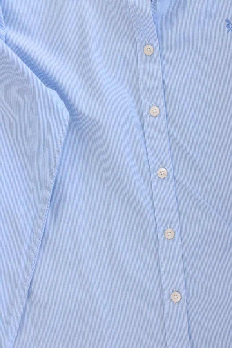 Crew Clothing Company Langarmbluse Gr. UK 16 (L) gestreift blau aus Baumwolle