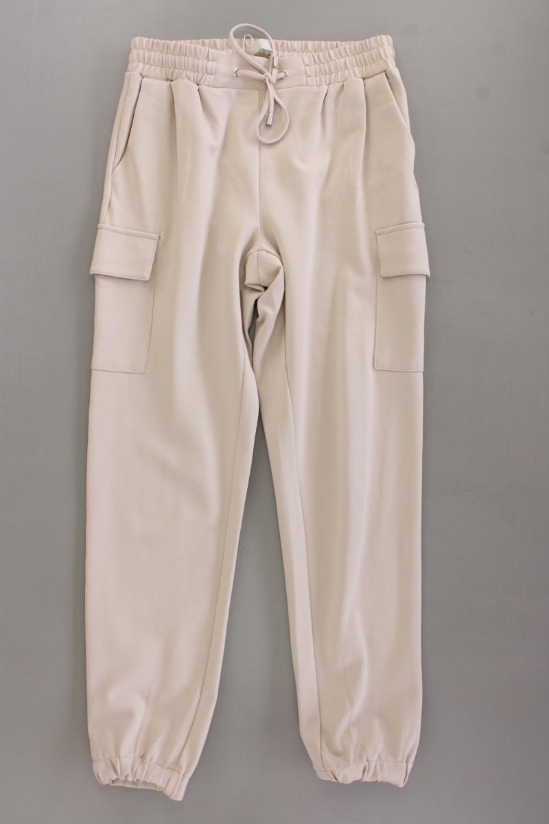 Amisu Cargohose Gr. 36 creme aus Viskose