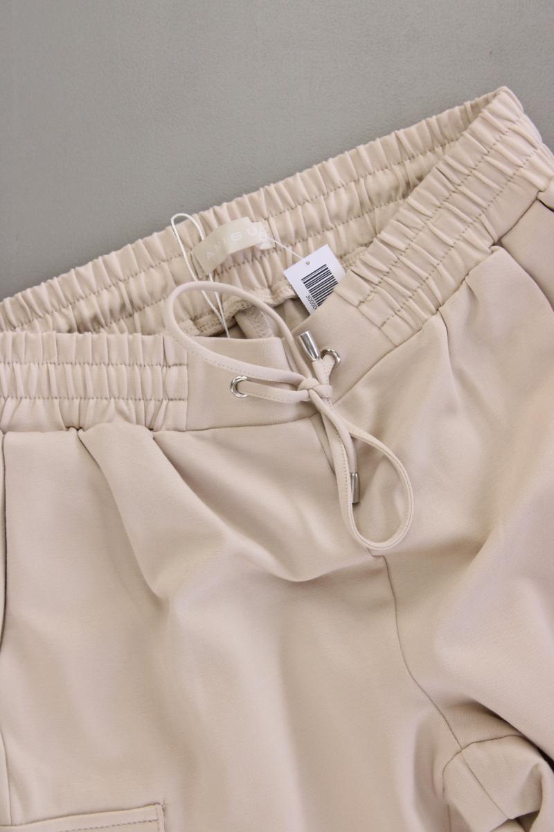 Amisu Cargohose Gr. 36 creme aus Viskose