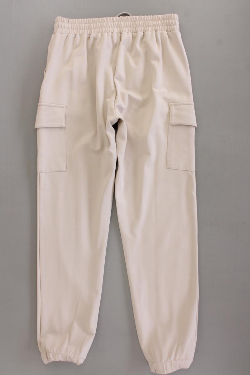 Amisu Cargohose Gr. 36 creme aus Viskose