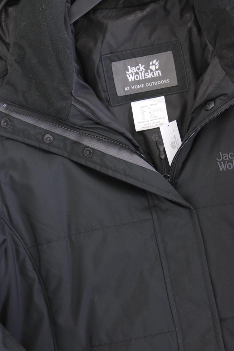 Jack Wolfskin Kapuzenmantel Gr. M schwarz