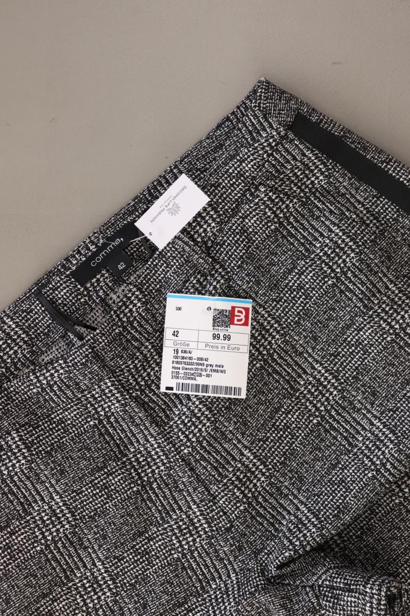 comma, Stoffhose Gr. 42 hahnentritt neu mit Etikett Neupreis: 99,99€! grau