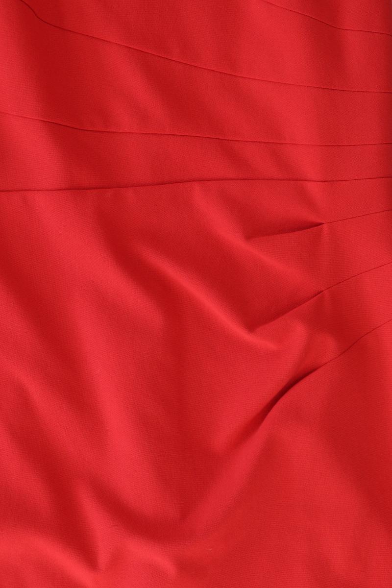 Ashley Brooke Bleistiftkleid Gr. 38 Ärmellos rot aus Baumwolle
