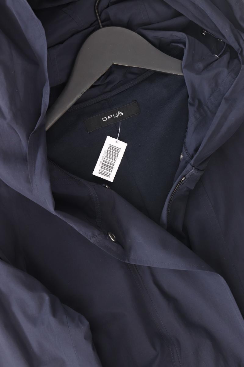 Opus Kapuzenmantel Gr. 38 neuwertig blau aus Nylon
