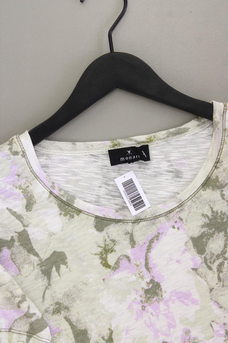 Monari Printshirt Gr. 38 Kurzarm grün