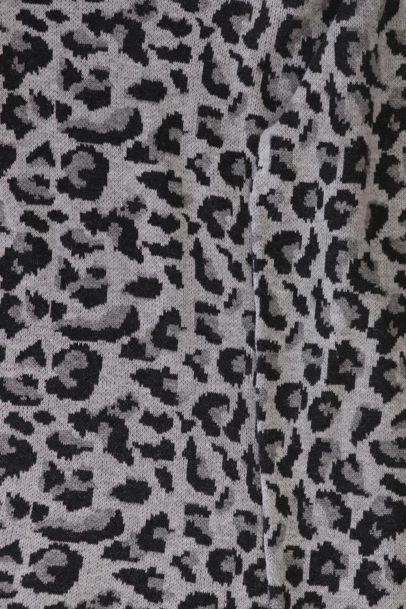 Steilmann Pulli mit Leomuster  Gr. 38 mit Tierdruck grau aus Polyester