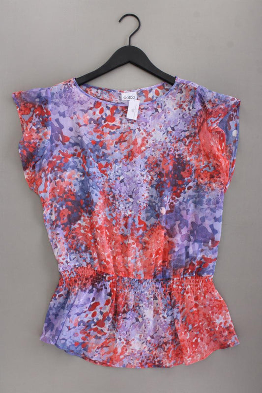 Gelco Kurzarmbluse Gr. 40 lila aus Polyester