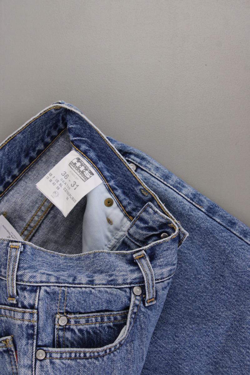 H.I.S. Vintage Mom Jeans Gr. 36/L31 blau aus Baumwolle