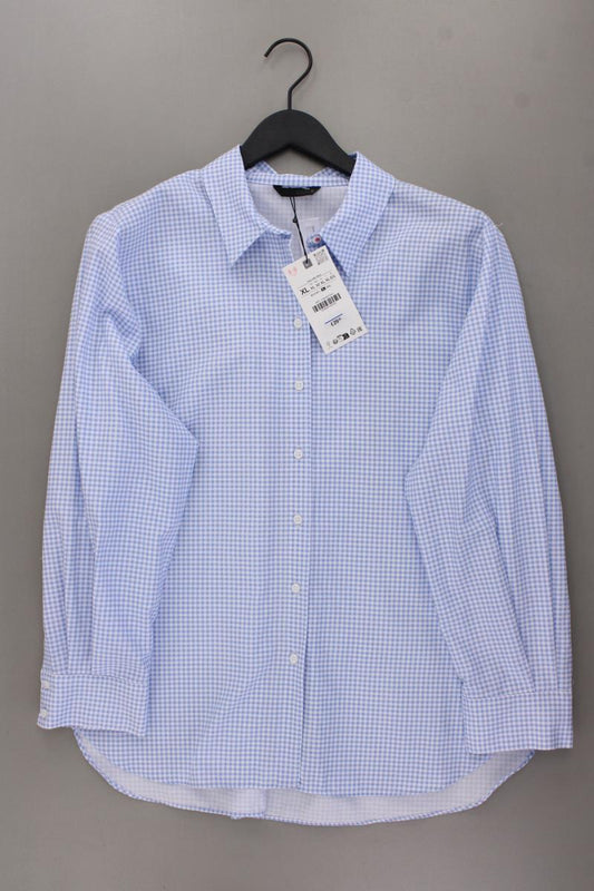 Zara Karobluse Gr. XL kariert neu mit Etikett Neupreis: 29,95€! Langarm blau