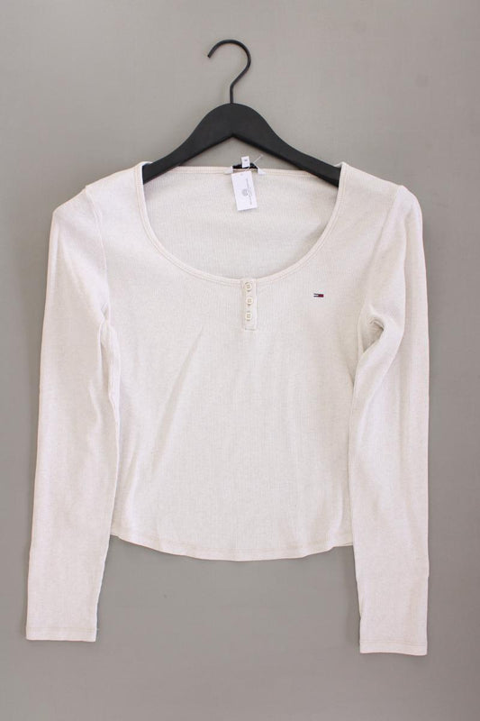 Tommy Jeans Cropped Shirt Gr. XL neuwertig 3/4 Ärmel creme