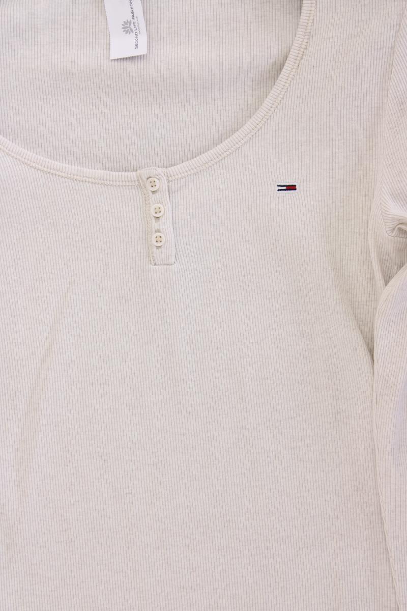 Tommy Jeans Cropped Shirt Gr. XL neuwertig 3/4 Ärmel creme