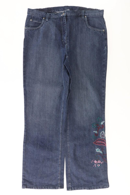 Ulla Popken Boot Cut Jeans Gr. 48 blau aus Baumwolle