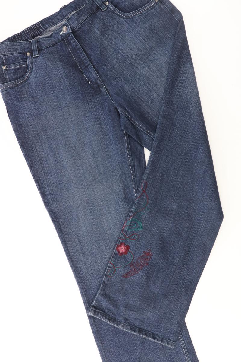 Ulla Popken Boot Cut Jeans Gr. 48 blau aus Baumwolle