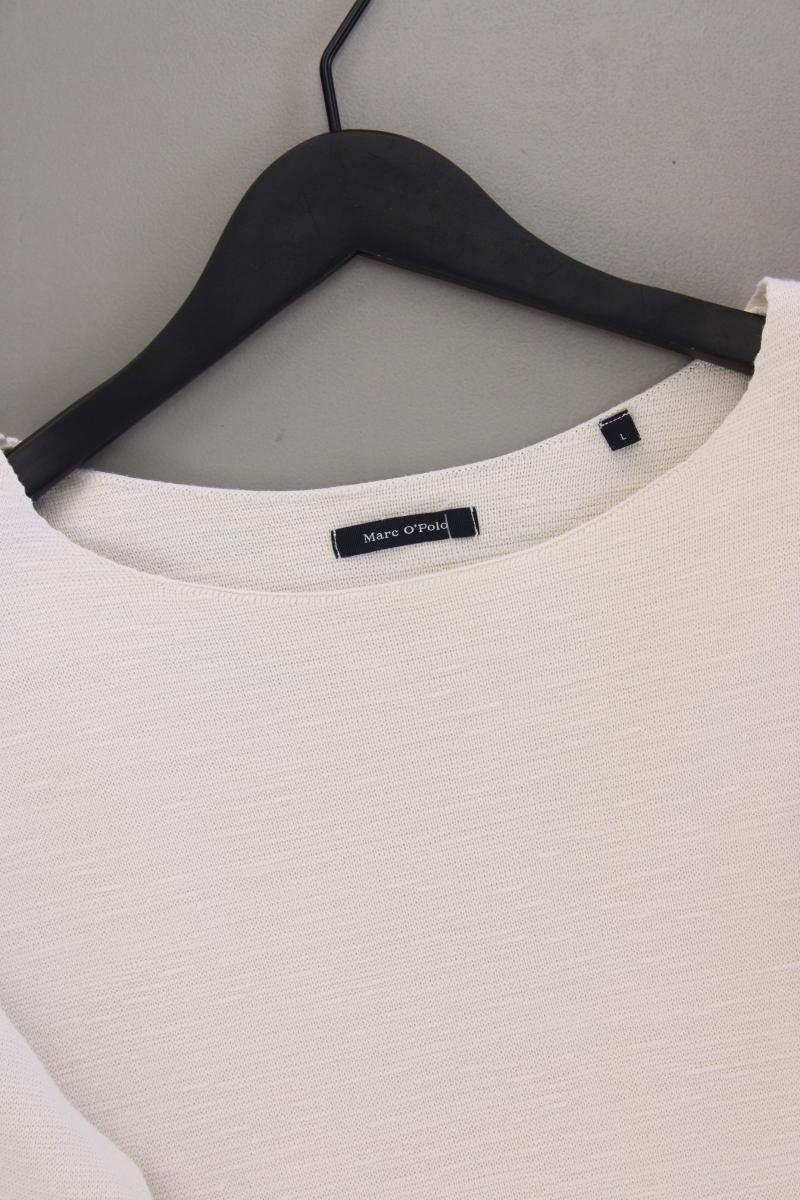 Marc O'Polo Feinstrickpullover Gr. L creme aus Baumwolle