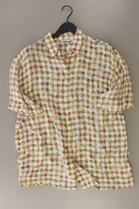 TONI Karobluse Gr. 48 kariert Kurzarm Vintage mehrfarbig