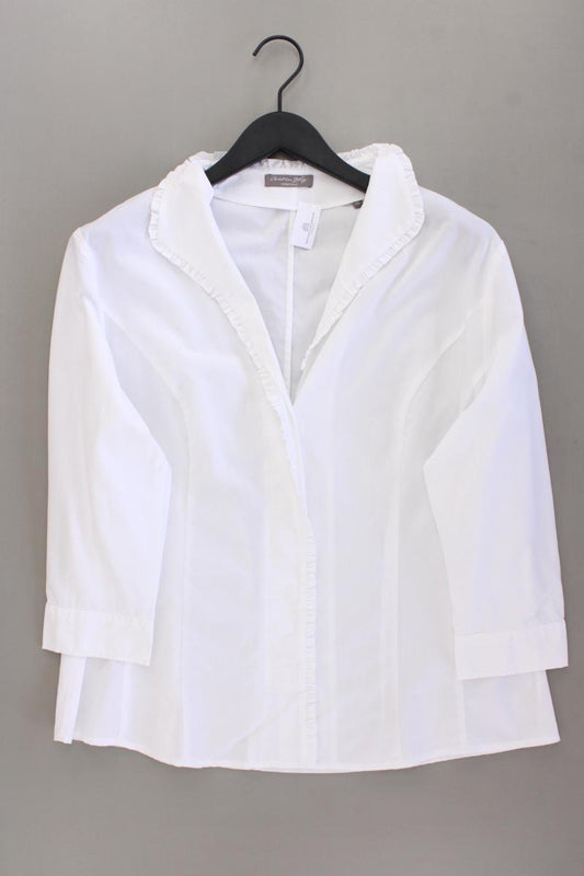 Christian Berg Classic Bluse Gr. 46 3/4 Ärmel weiß