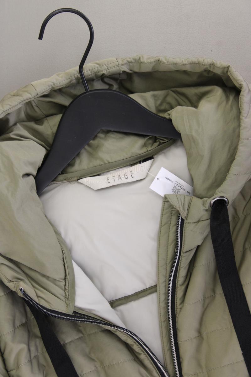 Etage Kapuzenjacke Gr. 44 grün aus Polyester