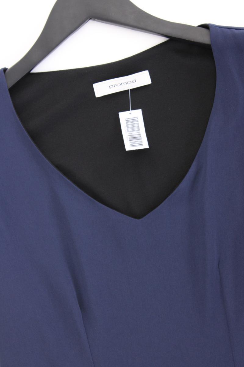 Promod Kleid Gr. 36 Kurzarm blau aus Polyester