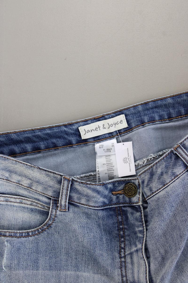 Janet & Joyce Jeansrock Gr. 44 blau aus Baumwolle