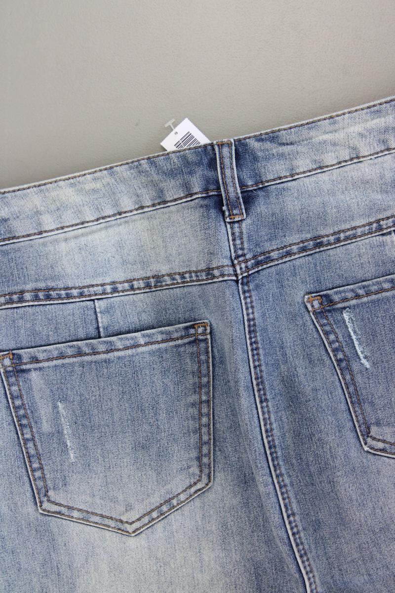 Janet & Joyce Jeansrock Gr. 44 blau aus Baumwolle