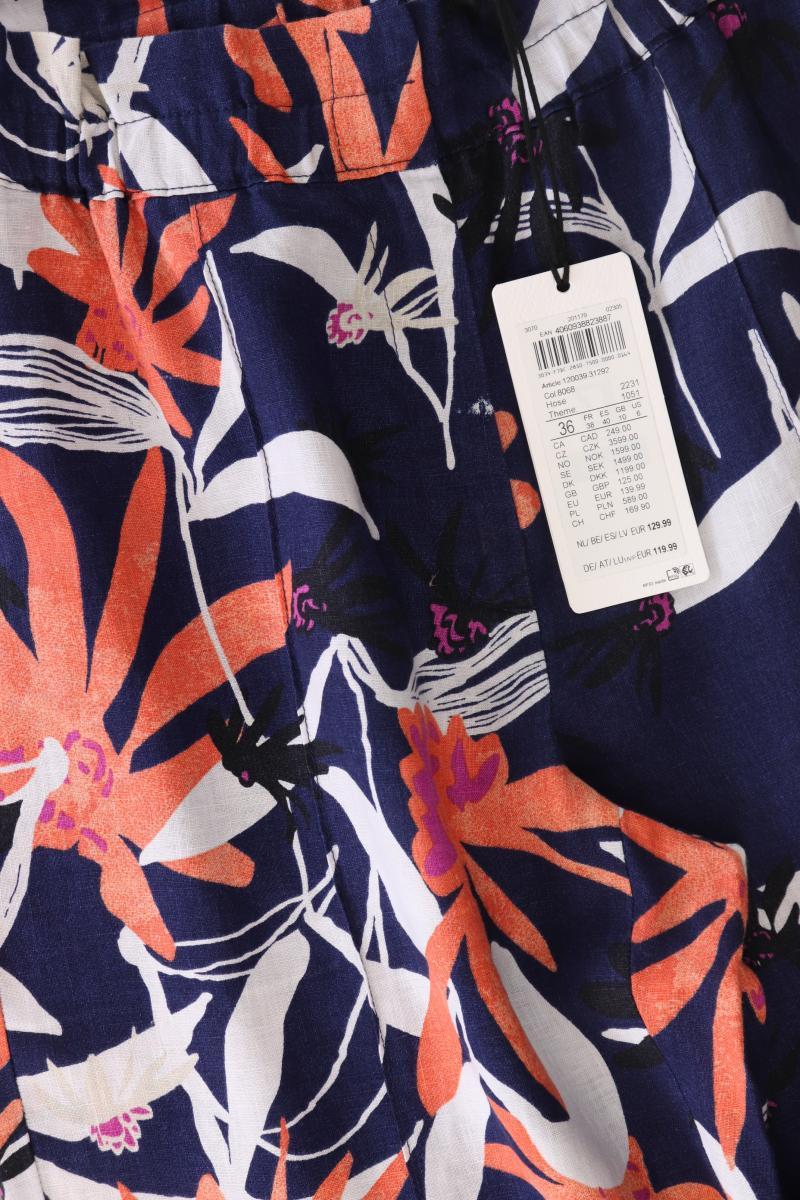 Gerry Weber Leinenhose Gr. 36 mit Blumenmuster neu mit Etikett Neupreis: 139,9€!