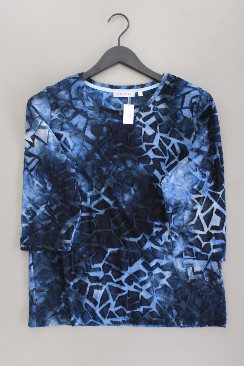 Bicalla Classic Shirt Gr. L 3/4 Ärmel blau aus Polyester