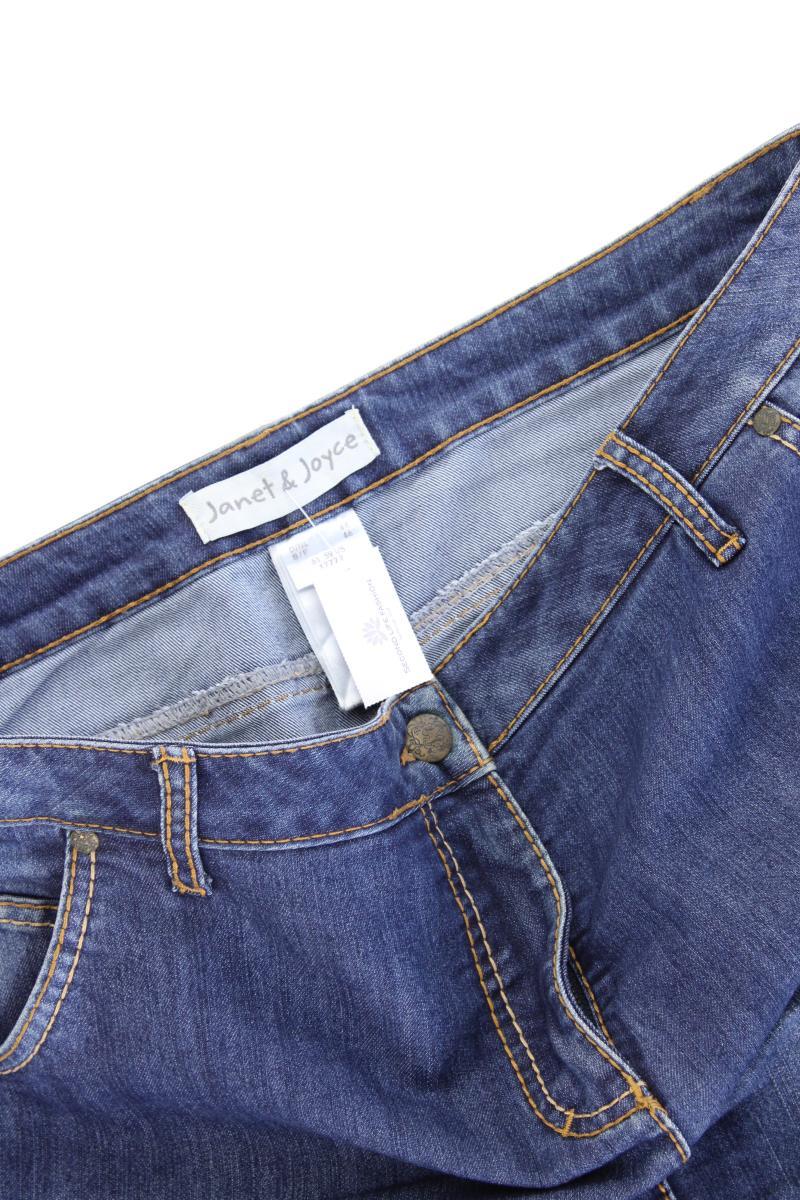 Janet & Joyce Jeansrock Gr. 44 blau aus Baumwolle