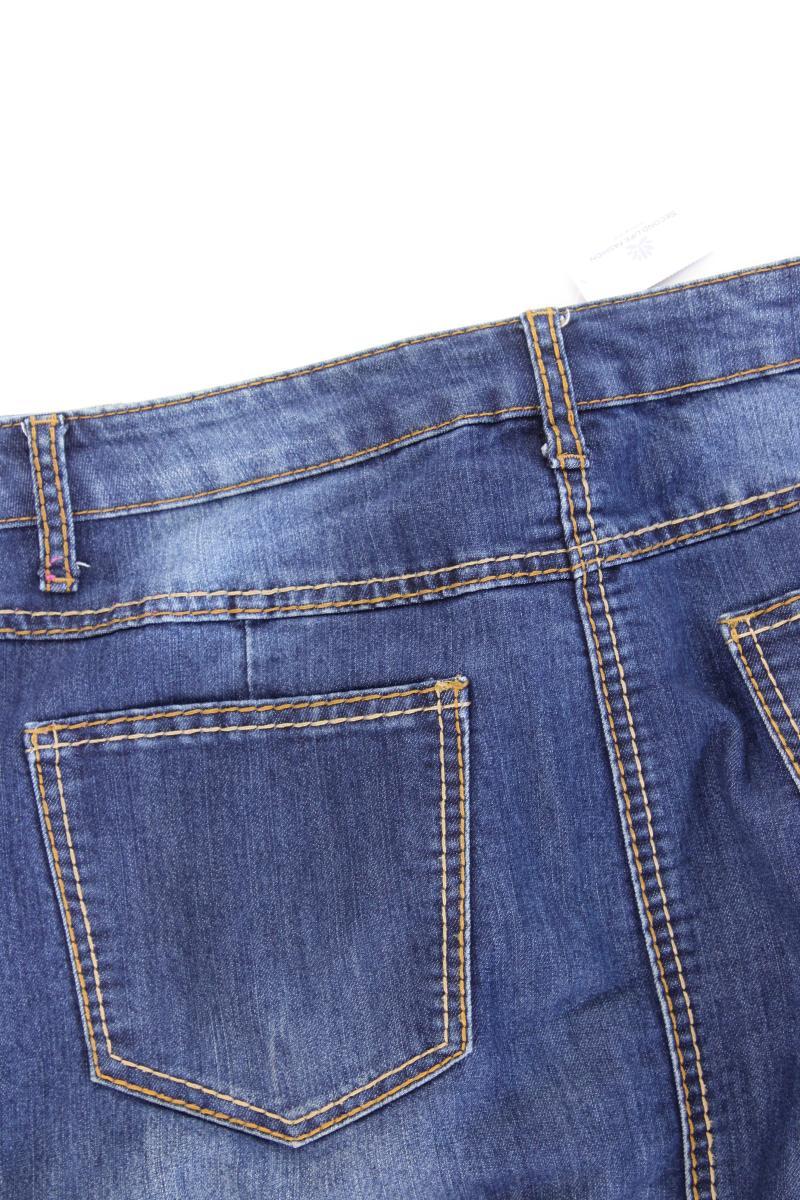 Janet & Joyce Jeansrock Gr. 44 blau aus Baumwolle