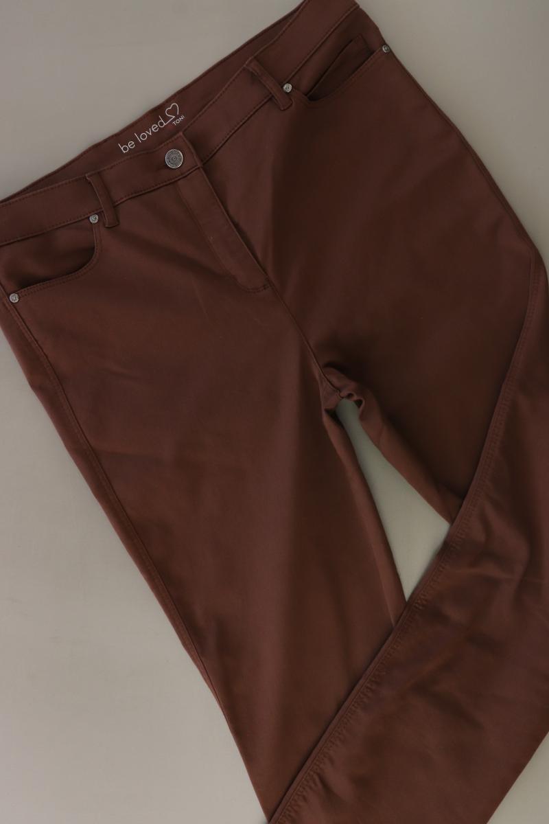 TONI Hose Gr. 44 braun aus Baumwolle