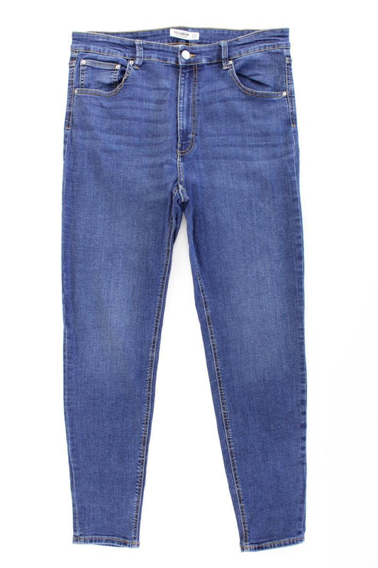 Pull&Bear Skinny Jeans Gr. 46 blau aus Baumwolle