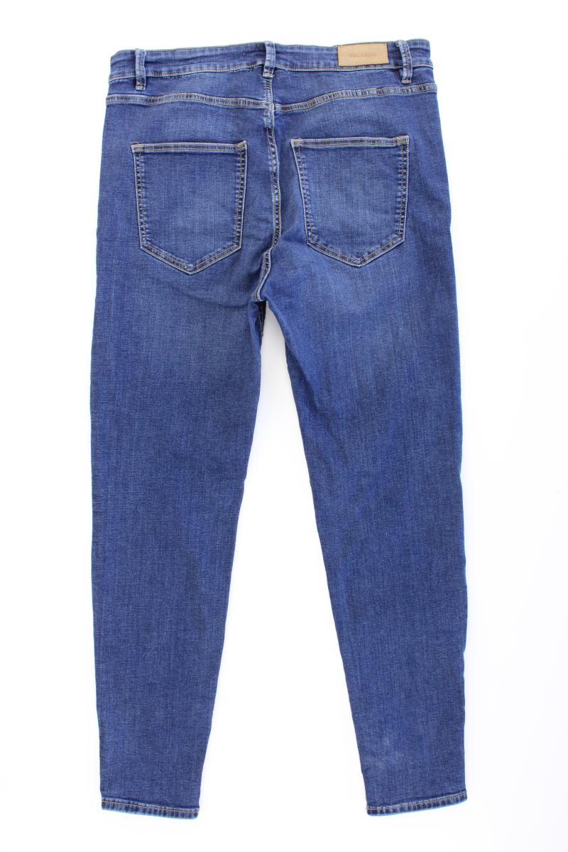Pull&Bear Skinny Jeans Gr. 46 blau aus Baumwolle