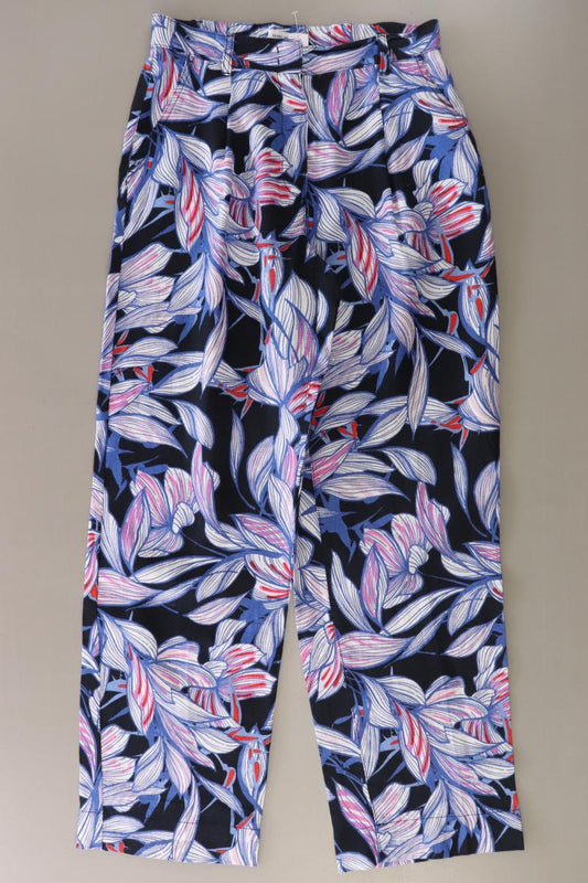 Gerry Weber Leinenhose Gr. 34 mit Blumenmuster mehrfarbig