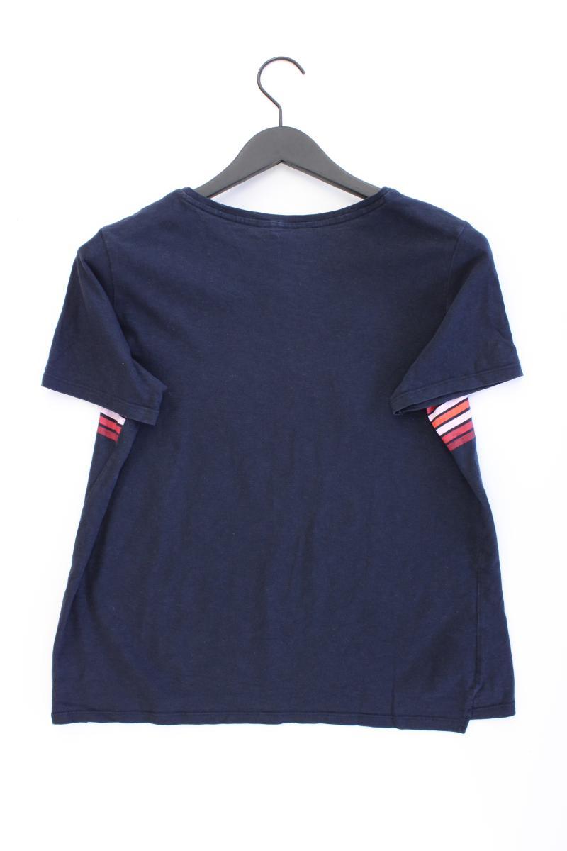 Esprit Printshirt Gr. XL Kurzarm blau aus Baumwolle