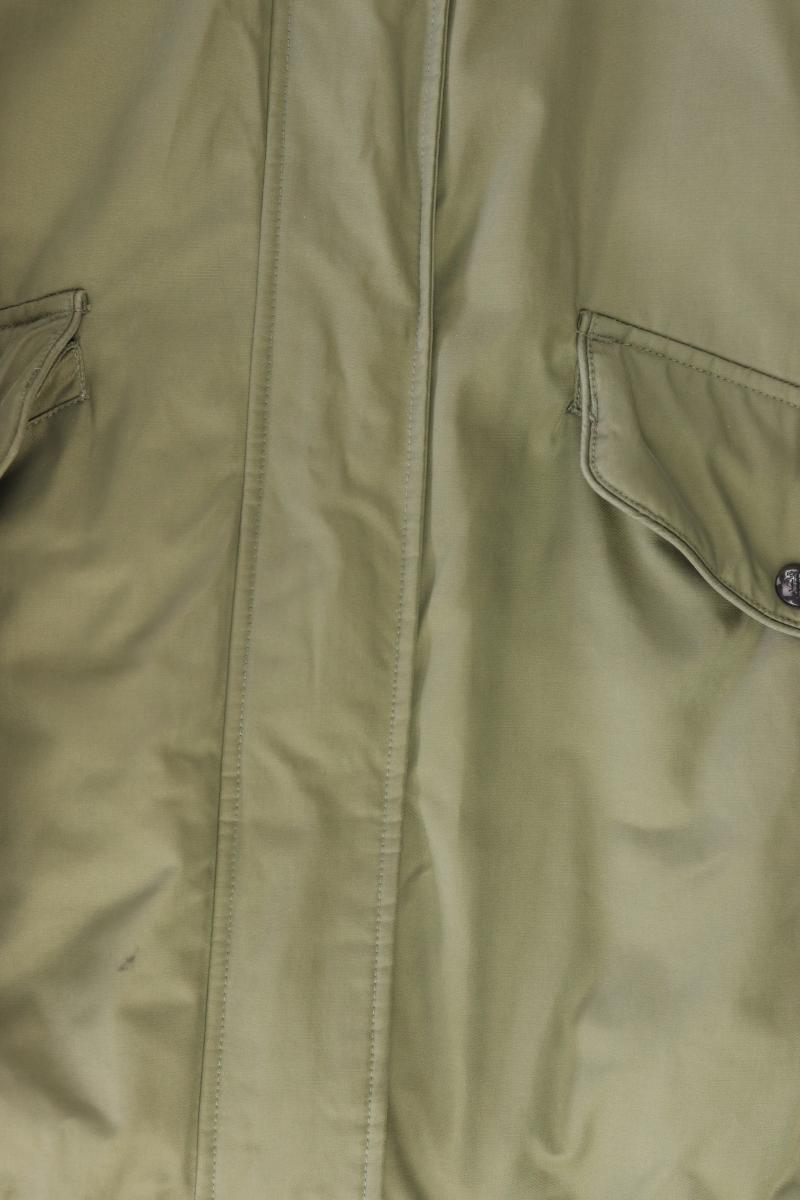 Tommy Hilfiger Wintermantel Gr. M olivgrün aus Baumwolle