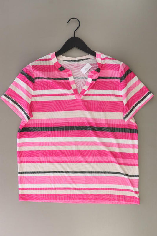 Bonita Ringelshirt Gr. L gestreift Kurzarm pink aus Polyester