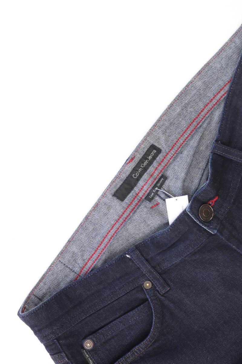 Calvin Klein Skinny Jeans für Herren Gr. W33 blau aus Baumwolle