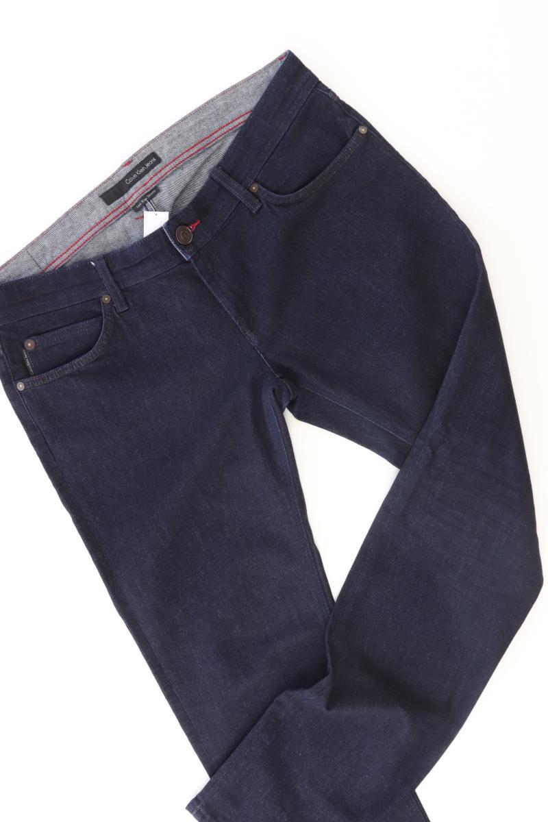 Calvin Klein Skinny Jeans für Herren Gr. W33 blau aus Baumwolle