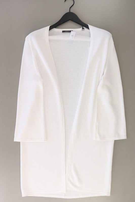 Esprit Strickjacke Gr. L Langarm weiß