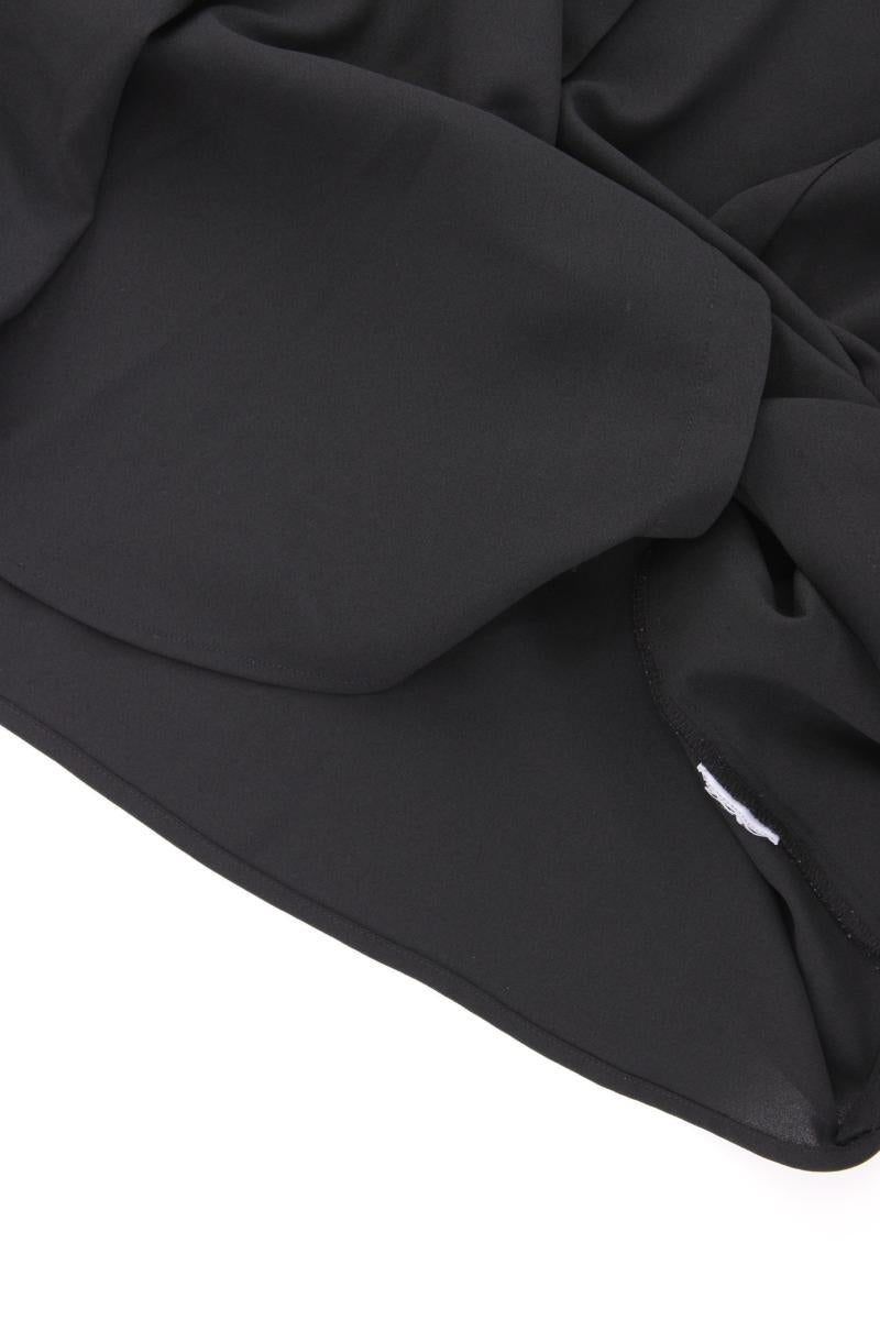 Esprit Langarmbluse Gr. 42 schwarz