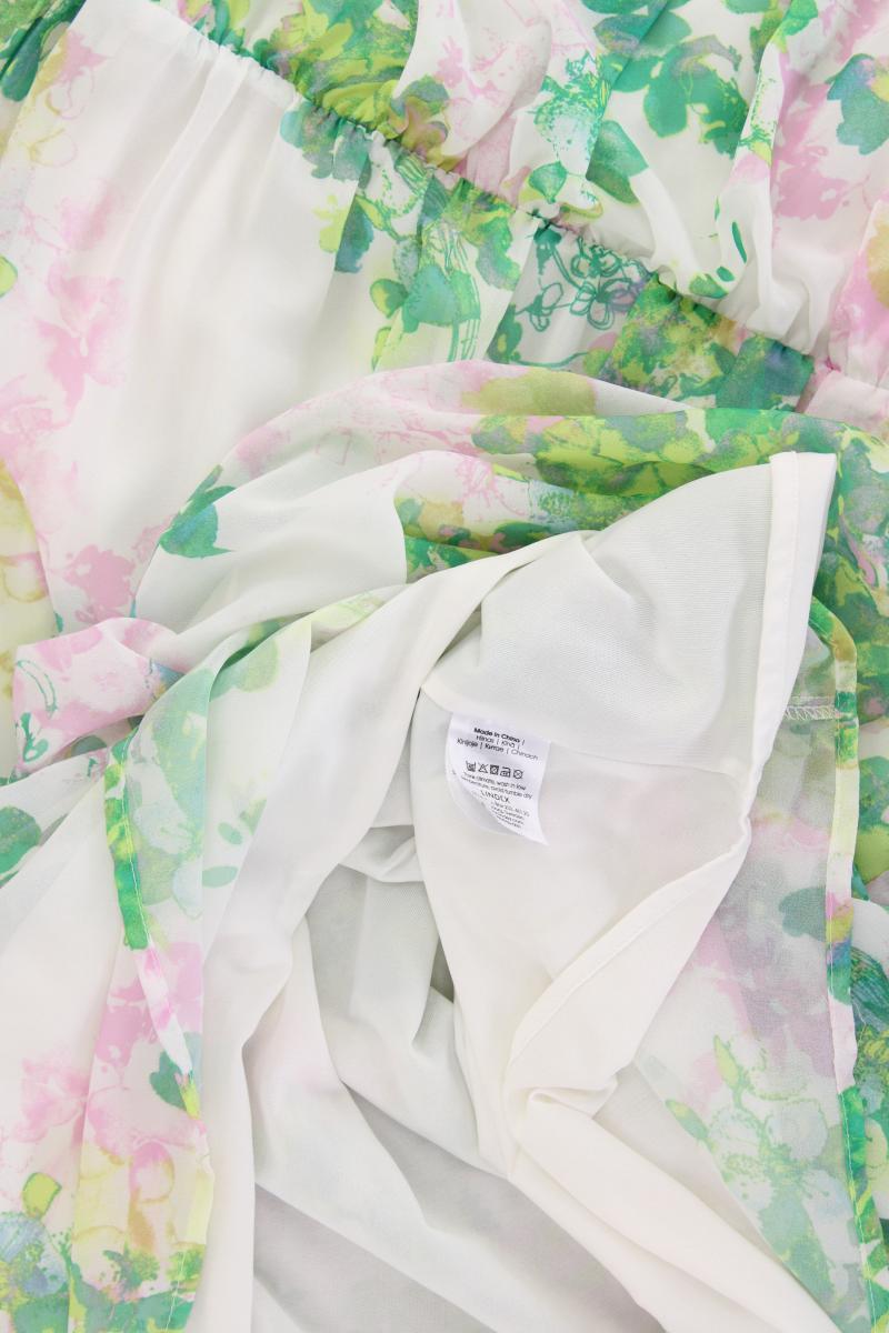 Lindex Chiffonkleid Gr. L neuwertig Ärmellos mehrfarbig aus Polyester