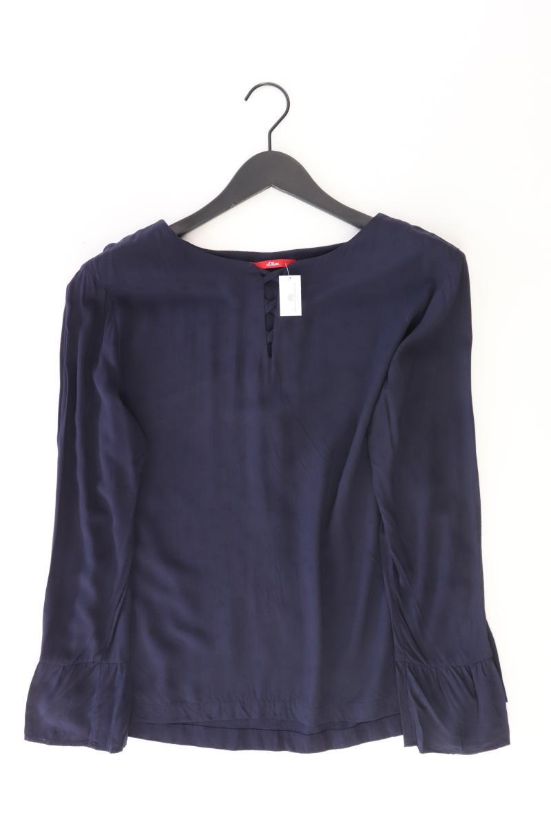 s.Oliver Langarmbluse Gr. 42 blau
