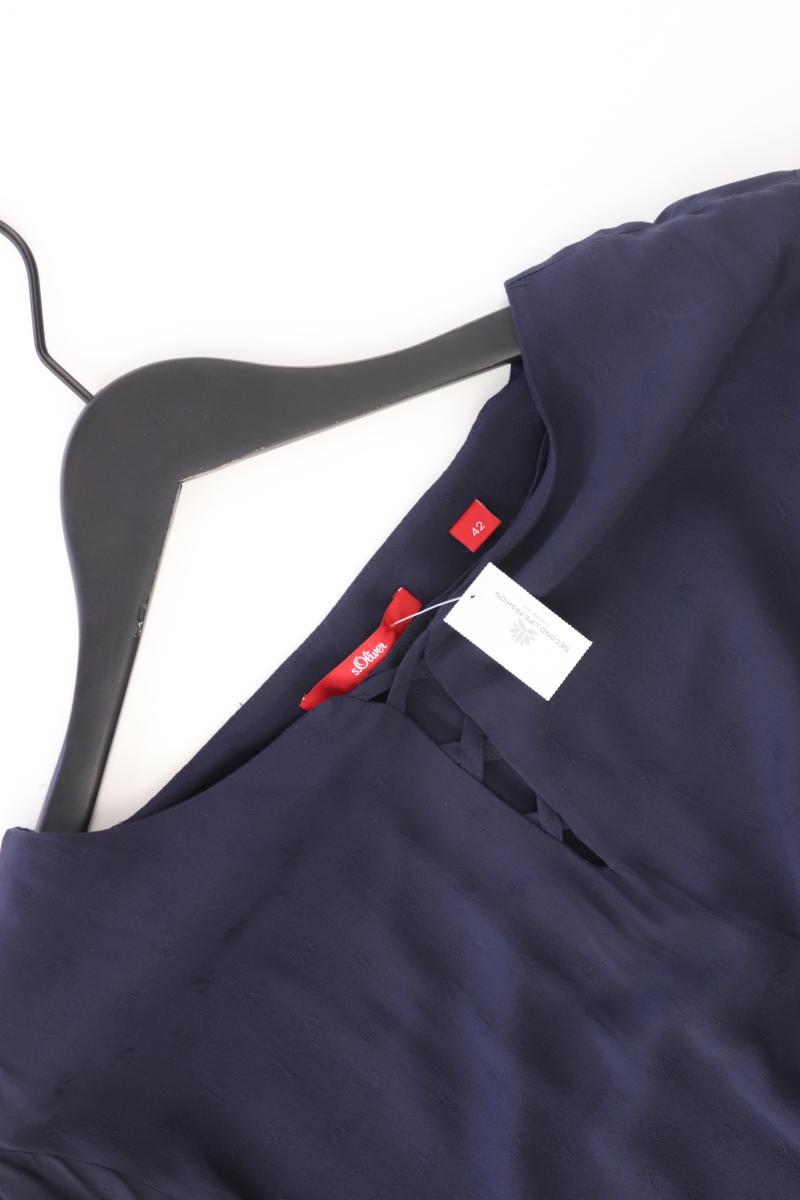 s.Oliver Langarmbluse Gr. 42 blau