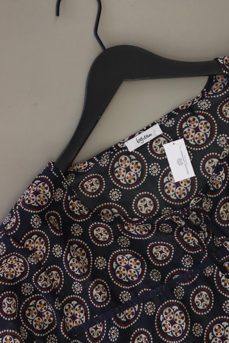 s.Oliver Langarmbluse Gr. 46 blau aus Polyester