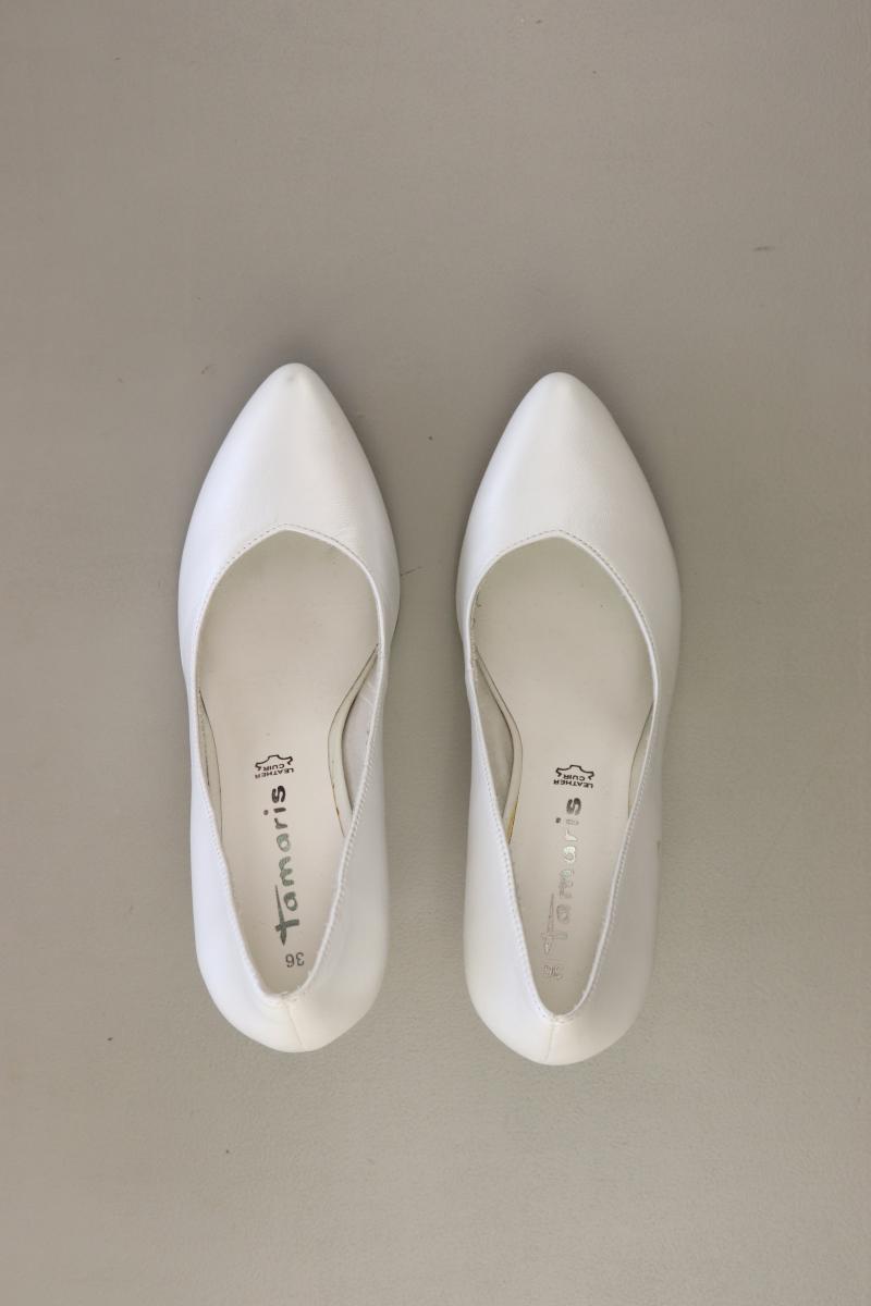 Tamaris Pumps Gr. 36 weiß