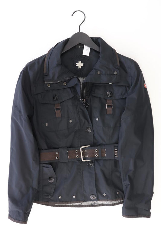 Wellensteyn Übergangsjacke Modell Chocolate Gr. M mit Gürtel schwarz