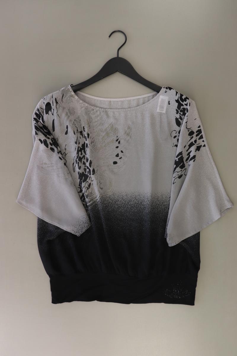 Taifun Oversize-Bluse Gr. 44 3/4 Ärmel grau aus Polyester