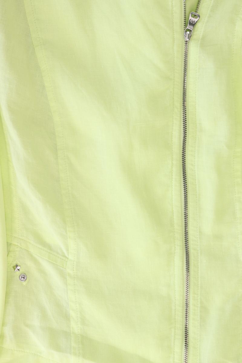 Gerry Weber Regular Jacke Gr. 44 grün aus Leinen